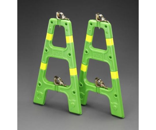 エスコ 単管バリケード（ブロー成型/2個）　456×50×810mm 1セット EA983FV-86の通販は