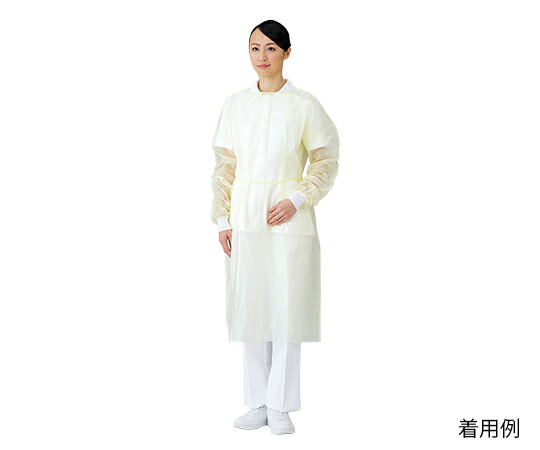 アイソレーションガウンＰＥコーティング黄の通販は