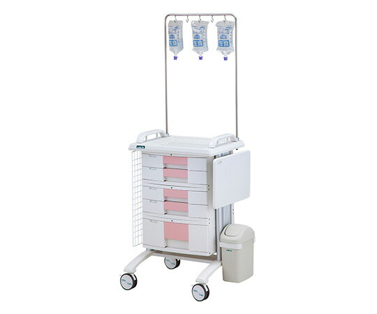 ナビス（アズワン） カレンカート（点滴処置） ピンク SC-T1Pの通販は