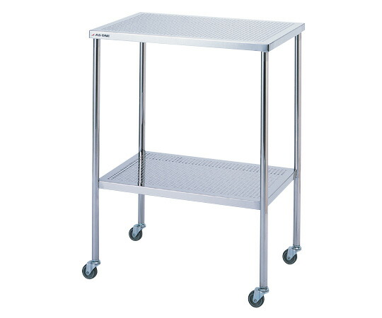 【送料無料】ステンレスパンチングワゴン５００Ｐ　【アズワン】の通販は 23,590円