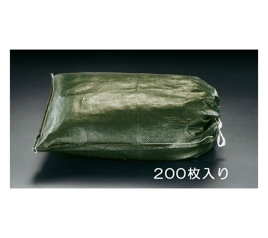 エスコ 480×620mm土のう袋(OD色/200枚) 1束 EA997Z-13A