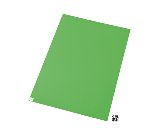 アズピュア（アズワン） エコノミー粘着マット（強粘着タイプ）　緑　600×900　10シート 1箱(30層×10シート入) 14,644円