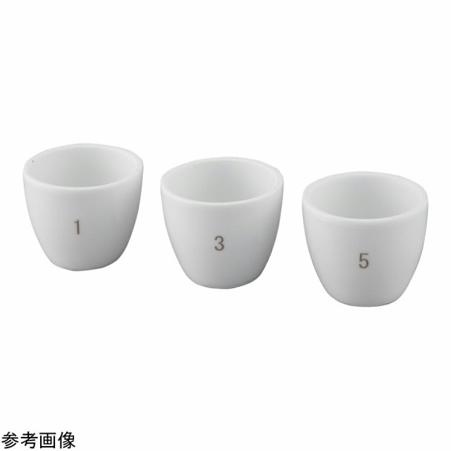 番号付き磁性るつぼ 器 50mL（1-10番号入 10個一式） 1箱(10個入) CR-50