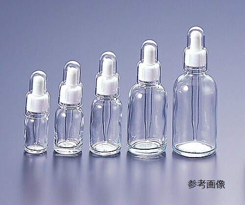 マルエム スポイド瓶　ＲＳ−２０　透明　直．２４本 1箱(24本入)