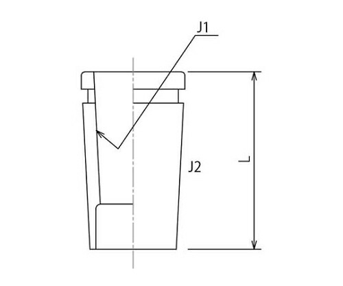 旭製作所 短型縮小アダプター 1個 2304-4L5L