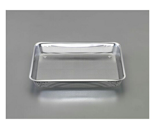 エスコ 穴明きトレー（パンチング・ステンレス）　355×270×42mm 1個 EA992CE-15の通販は 8,640円