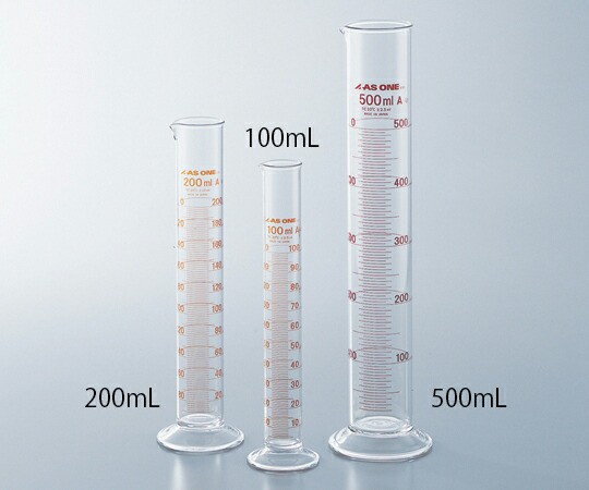 アズワン メスシリンダー　１０００ｍL　トレーサビリティ体系図＋検査成績書付 1式