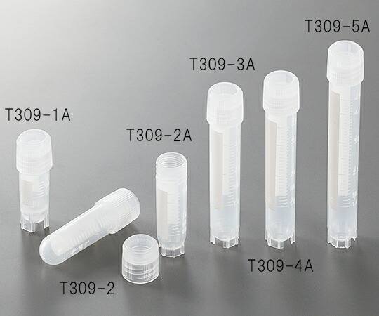 Simport クライオバイアル　リップシールタイプ　3mL　外ネジ・自立型 1箱(100個×10袋入) T309-3A