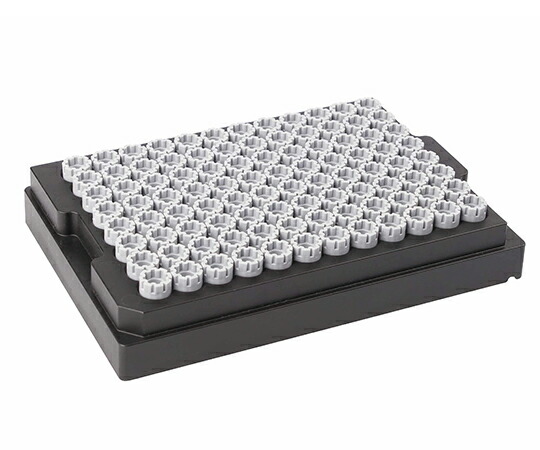 Micronic　Europe　B.V. 96well　format用External　Screw　Cap　キャリア入　青色 1式(96キャップ×10セット入) MP53757