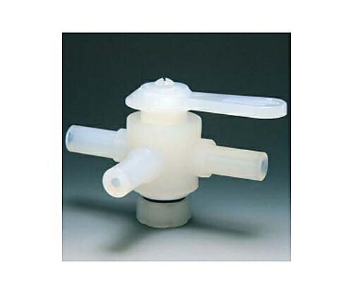 フロンケミカル フッ素樹脂 PFA三方バルブ 10φ 1個 NR0026-003の通販は