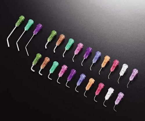 武蔵エンジニアリング カーブニードル 内径0.41mm　５０個入り 1パック(50本入) CPN-22G-A90