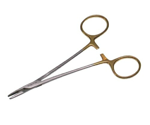 日本フリッツメディコ TC・USAヘガール持針器　SnagーFree　13cm　0.3mmTIP 1個 SF-3052