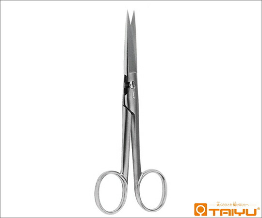 TAIYU（大祐医科工業） 外科剪刀 両尖 直 ネジ止 全長14cm 1本 TY-101ASの通販は 6,226円