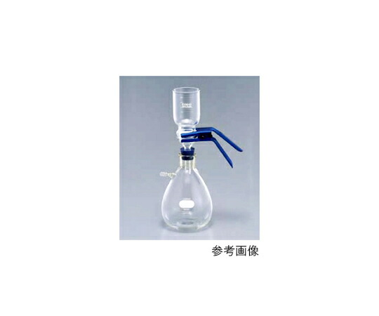 AGCテクノ水呑み・IWAKI 瀘過器保持者（玻璃製 ブフナー型 300mL ステンレス鋼映写幕） 1個 GFHS-47