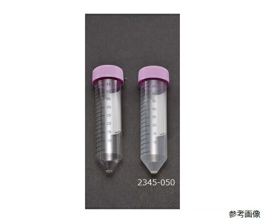 AGCテクノグラス・IWAKI 遠沈管　50mL（印刷目盛付・バルク包装）ポリプロピレン製　200本 1箱(200本入) 2345-050N