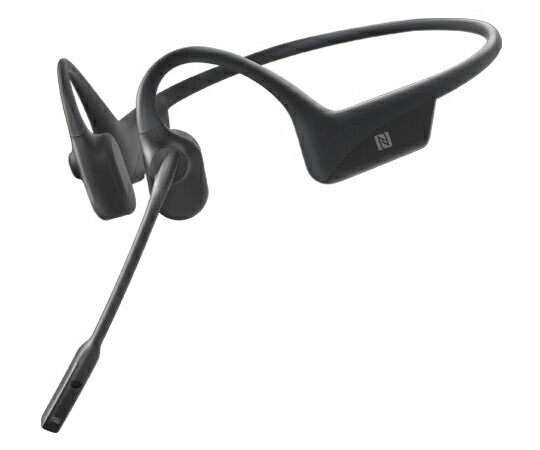 SHOKZ 骨伝導ヘッドホン OpenComm-Black 1台 AFT-EP-000028
