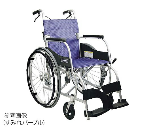 カワムラサイクル 軽量車いす　ふわりすシリーズ　アイスグリーン 1台 KF22-40SB No.105