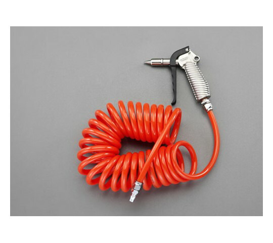 エスコ エアーブローガン（大風量・カールホース付）　13mm径 1組 EA123PR-160