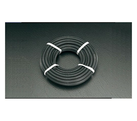 エスコ エアーホース（黒/ゴム製）　19.0/29.0mm×10m 1本 EA125AF-10