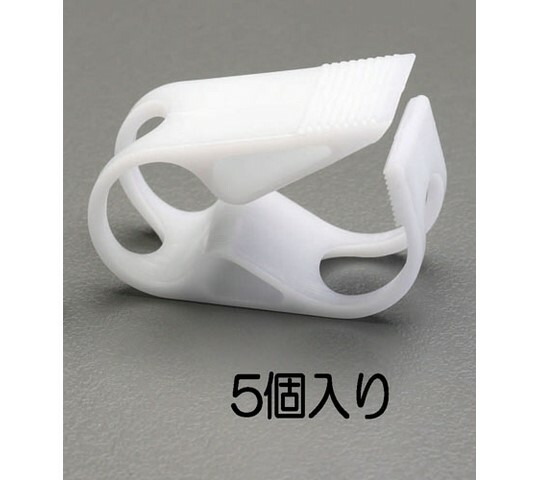 エスコ チューブクランプ（５個）　適応チューブ径；８ｍｍ 1袋 EA425KZ-8