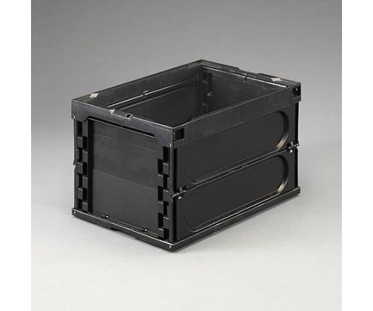 エスコ 530×366×322mm/50.6Lハイテク折畳コンテナ 1個 EA506AE-32Aの通販は 9,983円