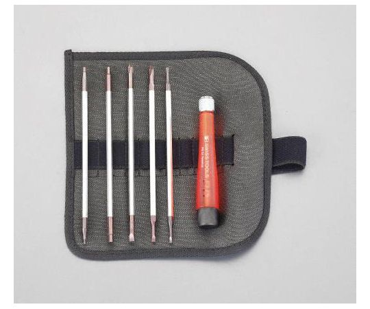 エスコ 精密ドライバーセット(差替式) 1組 EA552-1その他住宅用家電・設備