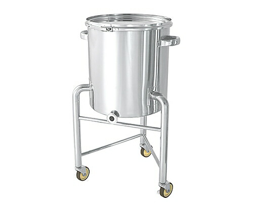 日東金属工業 底部勾配型ステンレス密閉容器 バンドタイプ 脚付 L型シリコンパッキン付 20L 1個 KTT-CTL-L-30の通販は