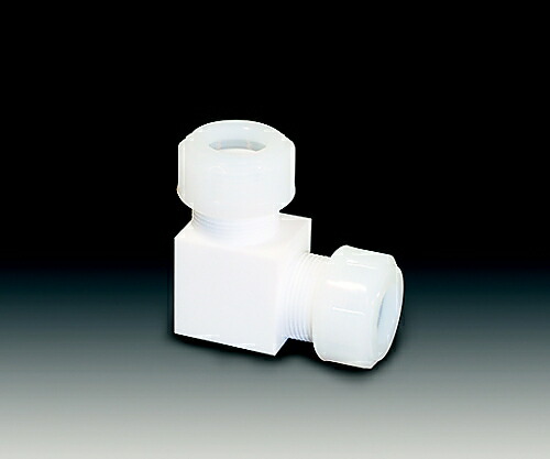 フロンケミカル PTFEスリーシール式 L型ジョイント 6φ 1個 NR1090-001