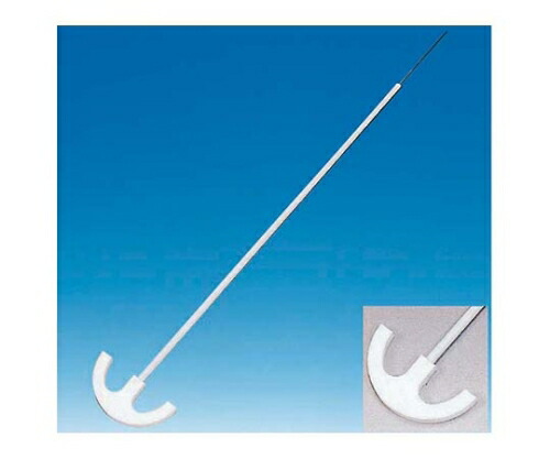 フロン工業 ＰＴＦＥアンカー型撹拌棒 上部ＳＵＳ ８φ＊４５０Ｌ 1本 F-4102-001