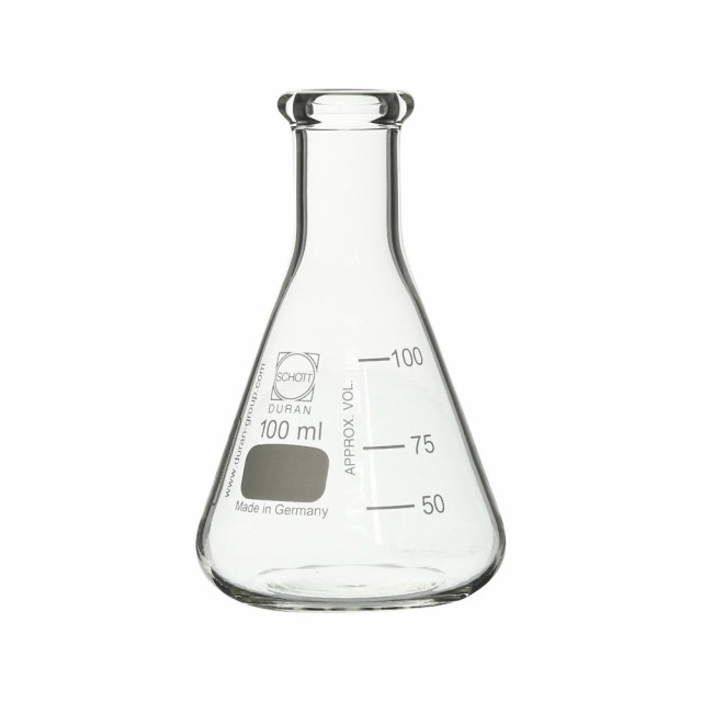 DWK Life Sciences スーパー肉厚三角フラスコ 100mL 1箱(10個入) 010610-100A