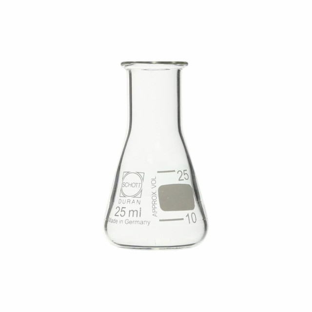 DWK Life Sciences スーパー肉厚三角フラスコ 25mL 1箱(10個入) 010610-25A