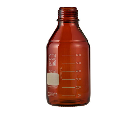 DWK Life Sciences ねじ口びん（メジュームびん） 茶褐色 びんのみ 750mL 1箱(10個入) 017210-7504Aの通販は