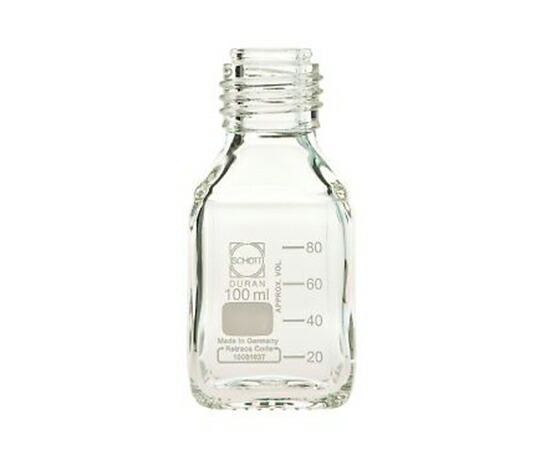 DWK Life Sciences ねじ口角びん（メジュームびん） びんのみ 100mL 1箱(10個入) 017230-1005A 8,663円