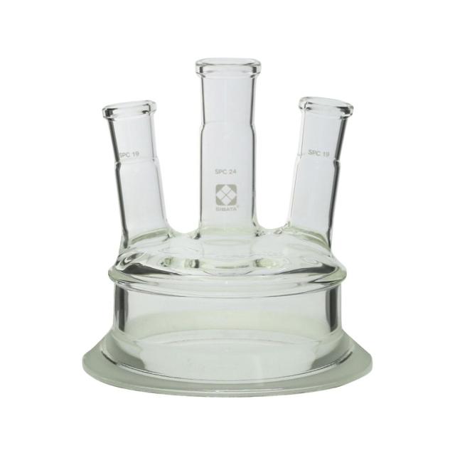 〔柴田科学〕セパラブルフラスコ 円筒形 バンド式（SCHOTTタイプ） 150mm 10L 005580-10000 TGK - 東京硝子器械 TryWinZ ⁄ 柴田科学 DURAN® セパラブルフラスコ