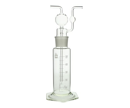 柴田科学 共通摺合ガス洗浄びん ドレッセル式 500mL 1セット 014630-500の通販は