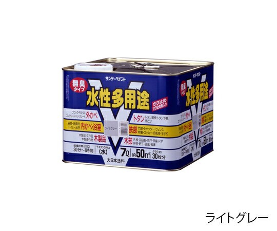 サンデーペイント 水性多用途 7L 1缶 ミルキーホワイト