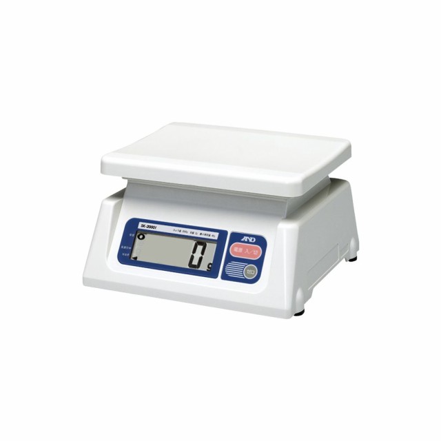 エー・アンド・デイ 検定付きはかり デジタルスケール SK-iシリーズ  ひょう量:2000g 最小表示:2g   1個 SK2000i-A4の通販は
