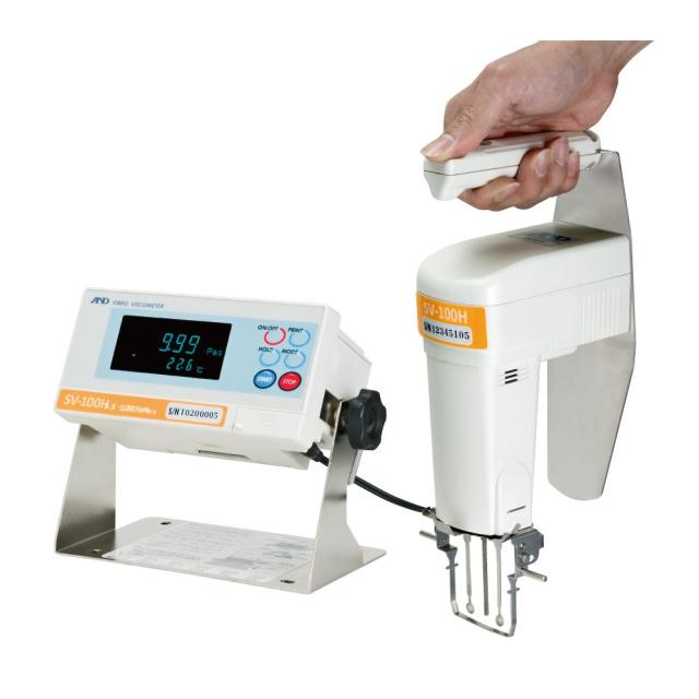 エー・アンド・デイ 音叉振動式粘度計 ハンディタイプ SV-Hシリーズ  ひょう量:0 最小表示:0   1個 SV-100Hの通販は