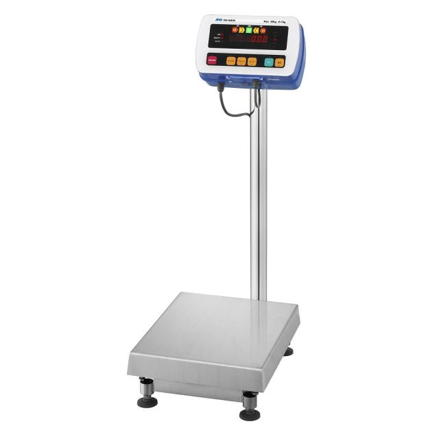 エー・アンド・デイ 防塵・防水等級 IP69K/IP68 台はかり SWシリーズ ひょう量:60kg 最小表示:10g 1個 SW60KM-JA