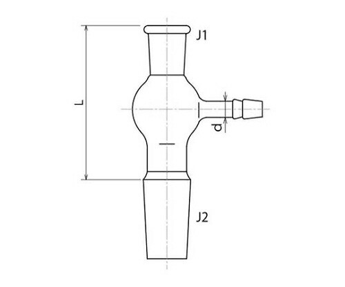 旭製作所 減圧用球形縮小アダプター 1個 2324-3L4L