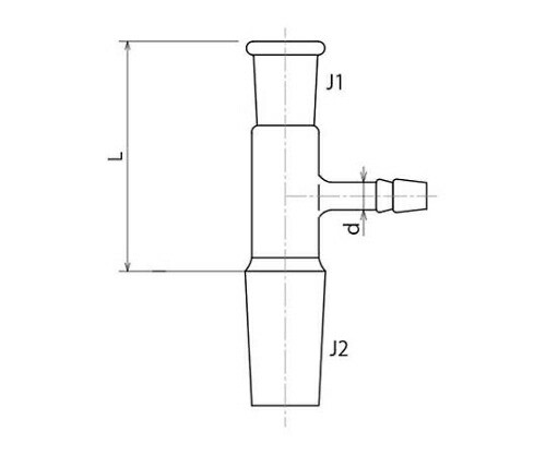 旭製作所 減圧用直形縮小アダプター 1個 2326-3L5L