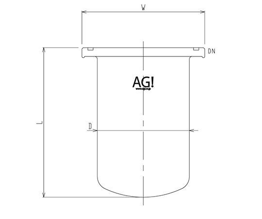 旭製作所 セパラ反応容器Ｏリング溝付 1個 3026-25/300A-Gの通販は
