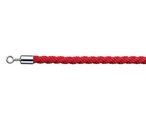光 パーテーション用ロープリングタイプレッド 1個 PRR25-1
