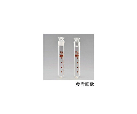 AGCテクノグラス・IWAKI 透明摺合せ遠心沈澱管 丸底 共栓付 目盛付 50mL 10本 1箱(10本入) 8584CTF50