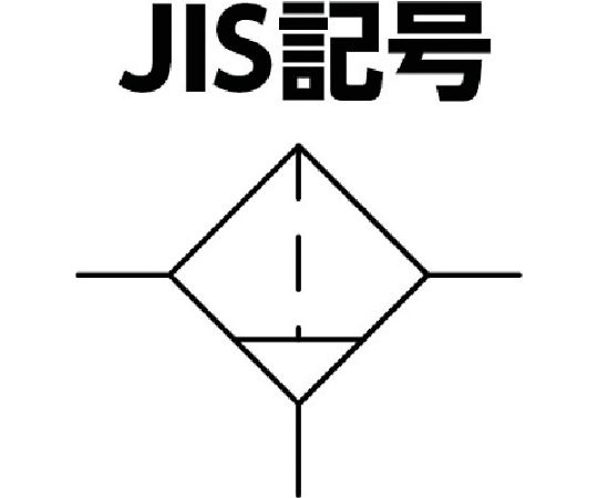 日本精器 エアフィルタ10A中圧タイプ BN-27T5H-10 1個_2