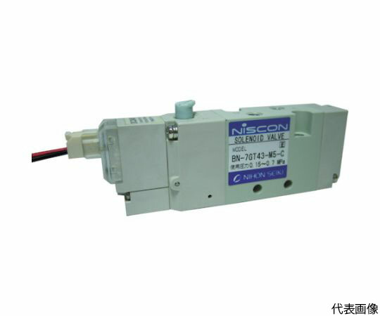 日本精器 4方向電磁弁 M5シングルAC200V7GT BN-7GT43-M5-C-E200 1台