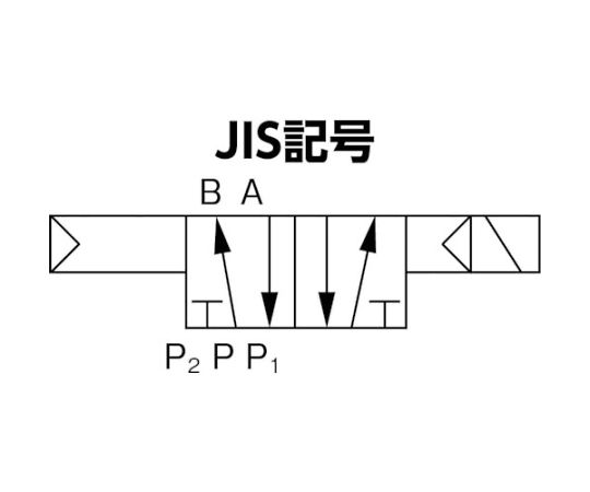 日本精器 4方向電磁弁 M5シングルDC24V7GT BN-7GT43-M5-C-F24 1台_2
