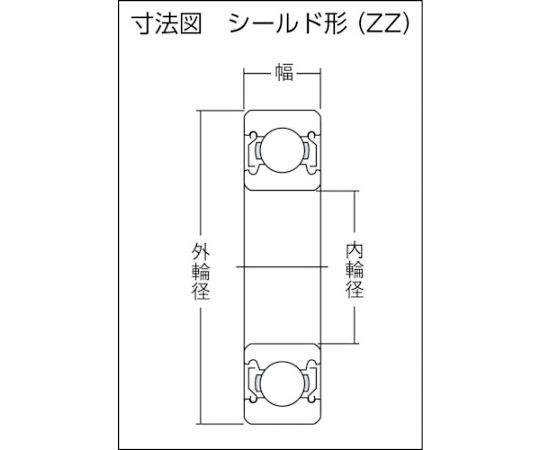 NTN H　大形ベアリング 6322ZZ 1個_3