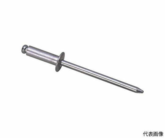 ロブテックス 日おおいリベット（軽銀/軽銀製） 5-4（1000本入） 箱入 NA5-4 1箱(1000本入)