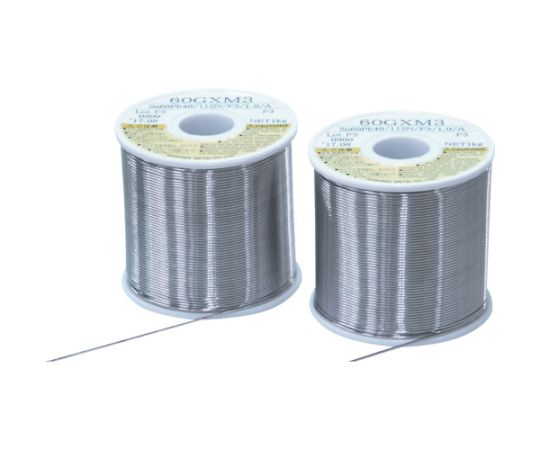 石川金属 やに入りはんだ スーパーロヂン 60GXM3（すず60％/鉛40％）-1.2mm-1kg 60GXM3-12 1巻